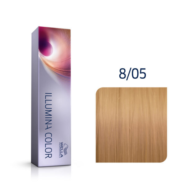 Wella Illumina Color 8/05 Light Natural Mahogany Blonde 60ml