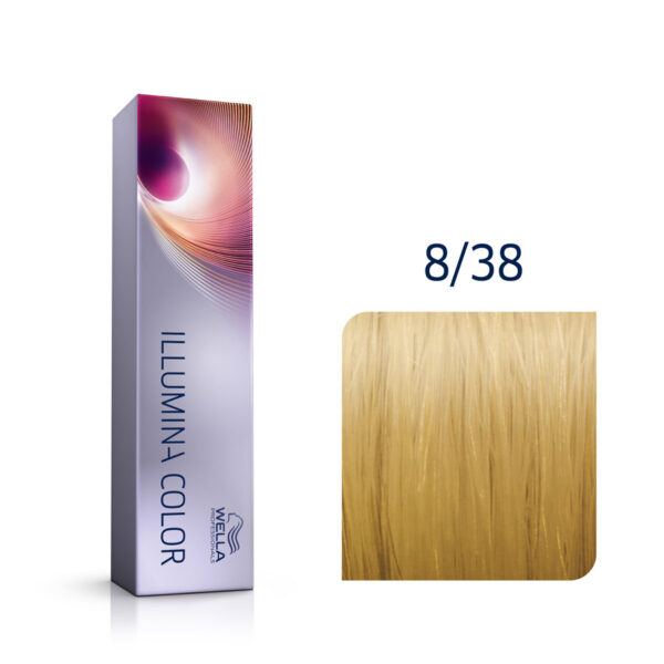 Wella Illumina Color 8/38 Light Gold Pearl Blonde 60ml