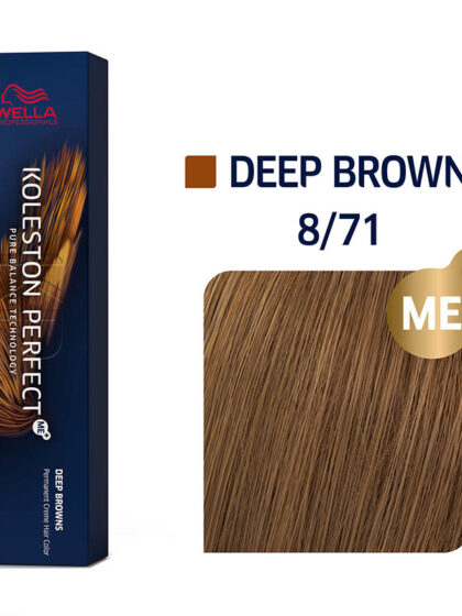 Wella Professionals Koleston Perfect Me Deep Browns 8/71 60ml